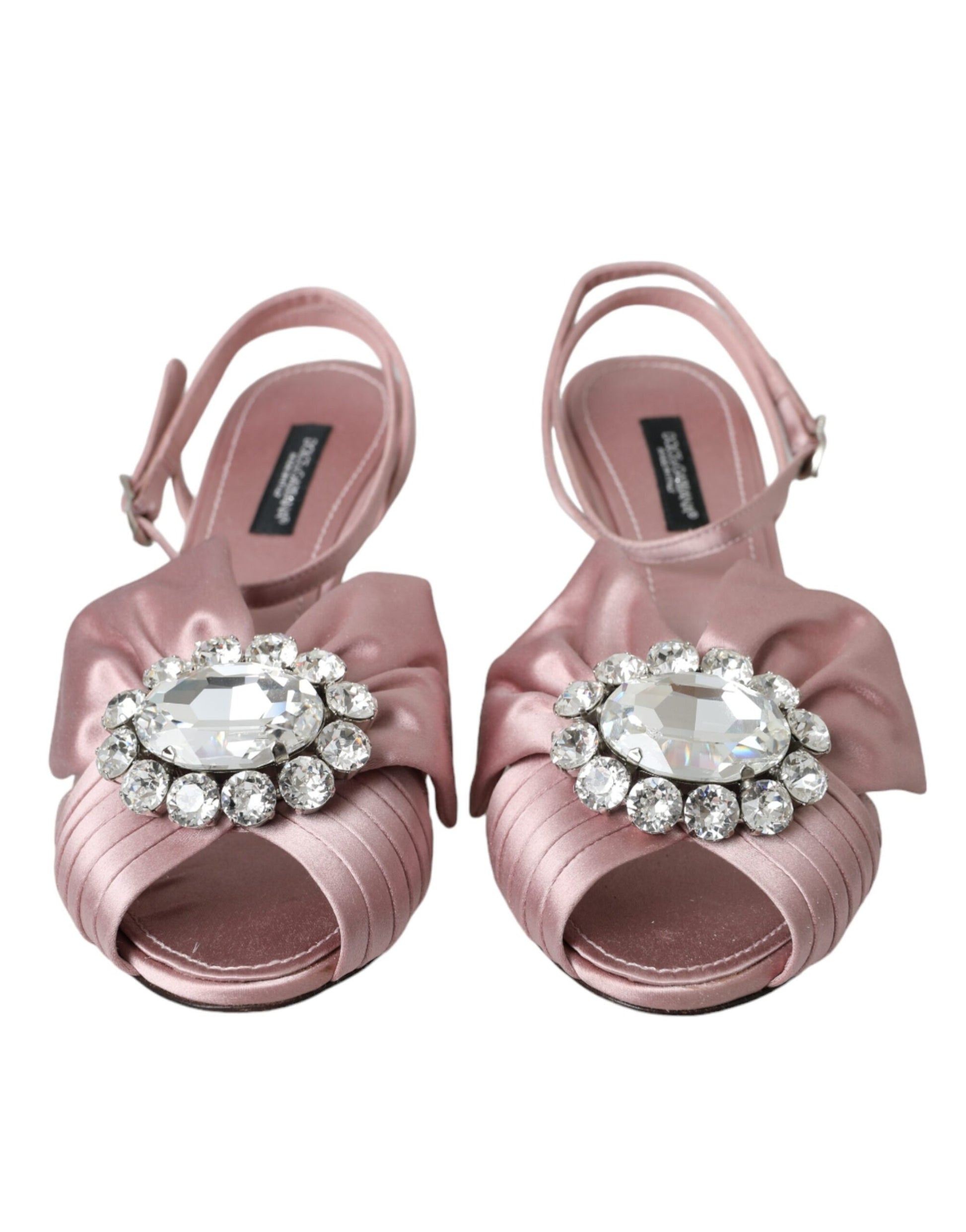 Sandales à talons hauts Keira en cristal rose