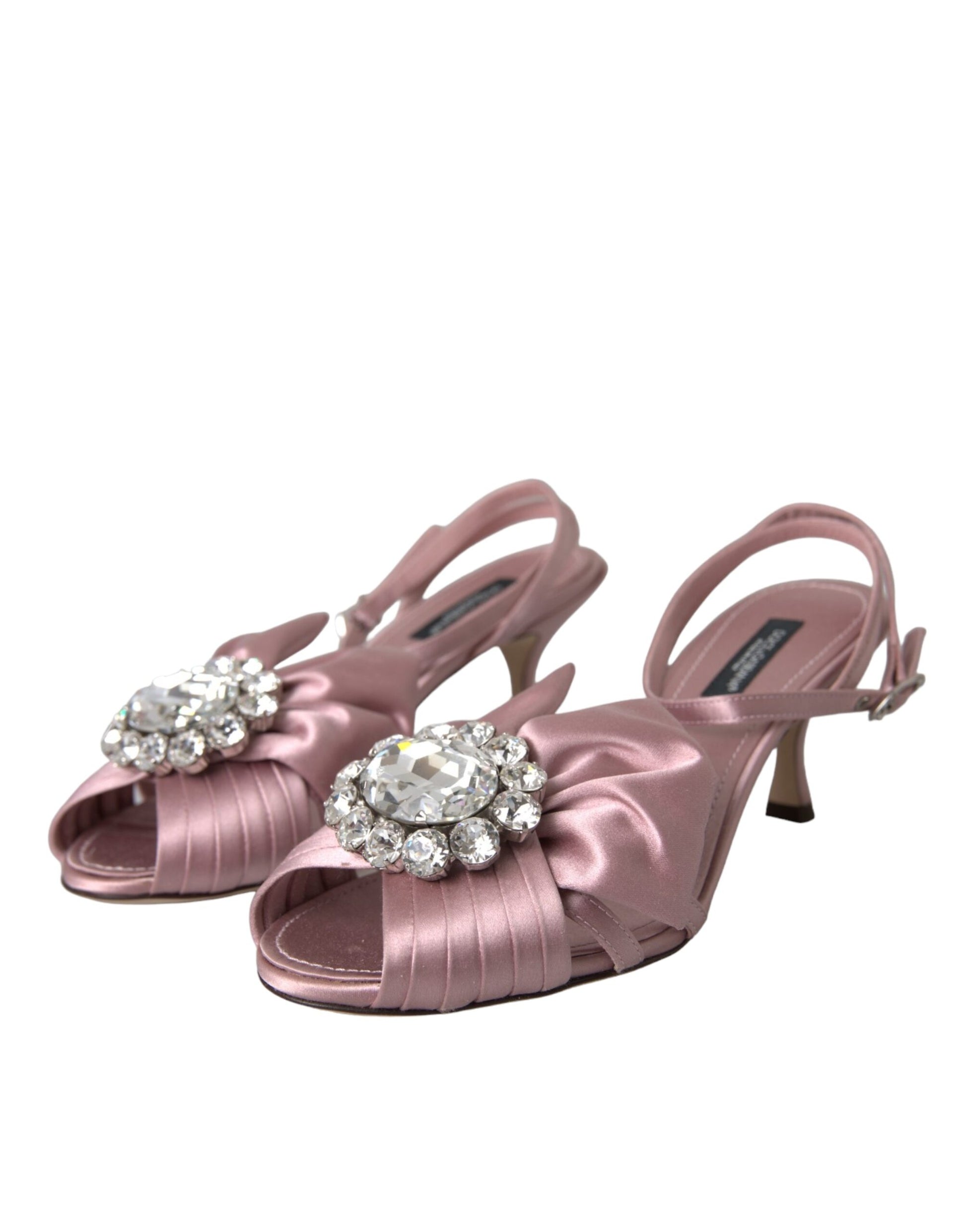 Sandales à talons hauts Keira en cristal rose