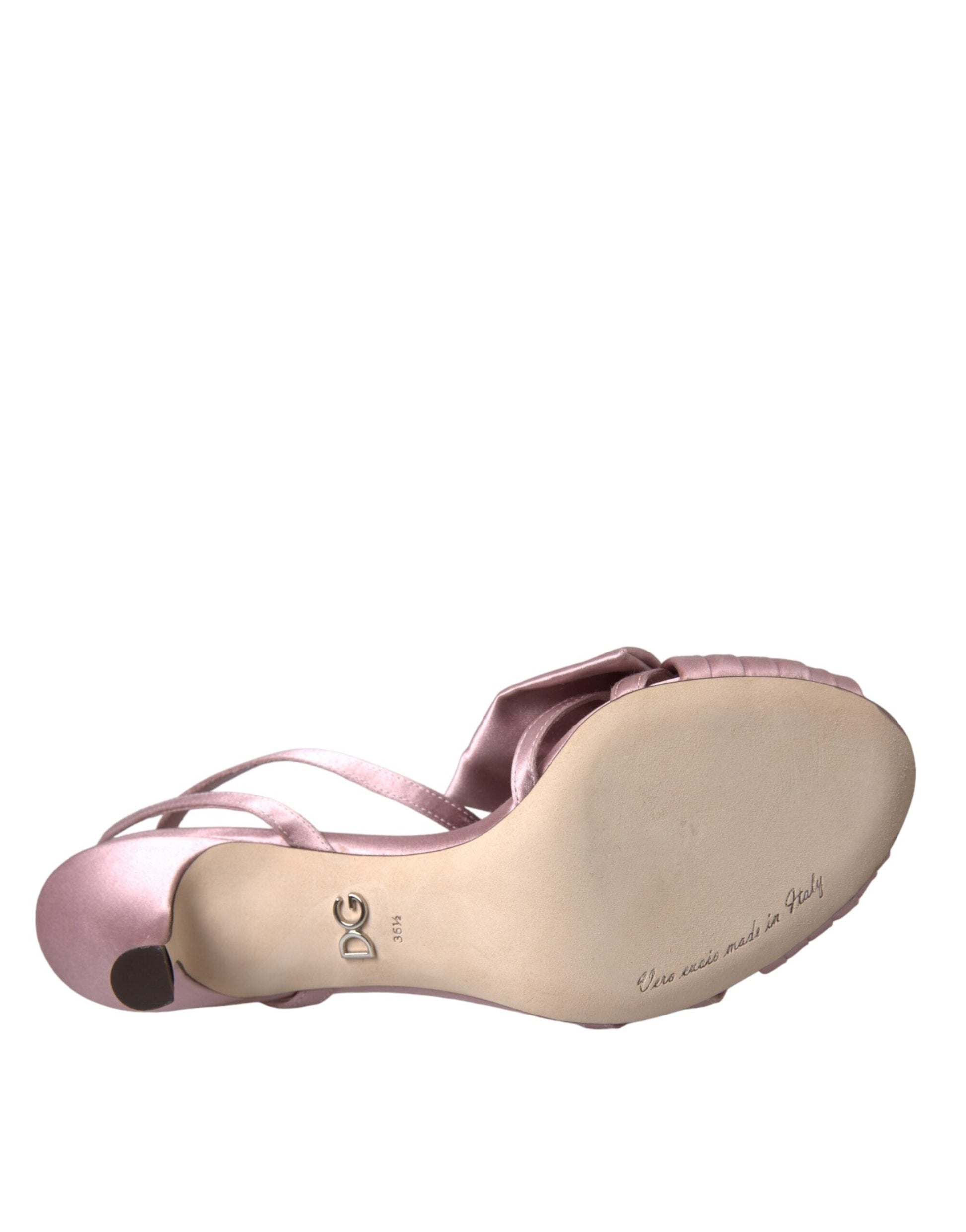 Sandales à talons hauts Keira en cristal rose