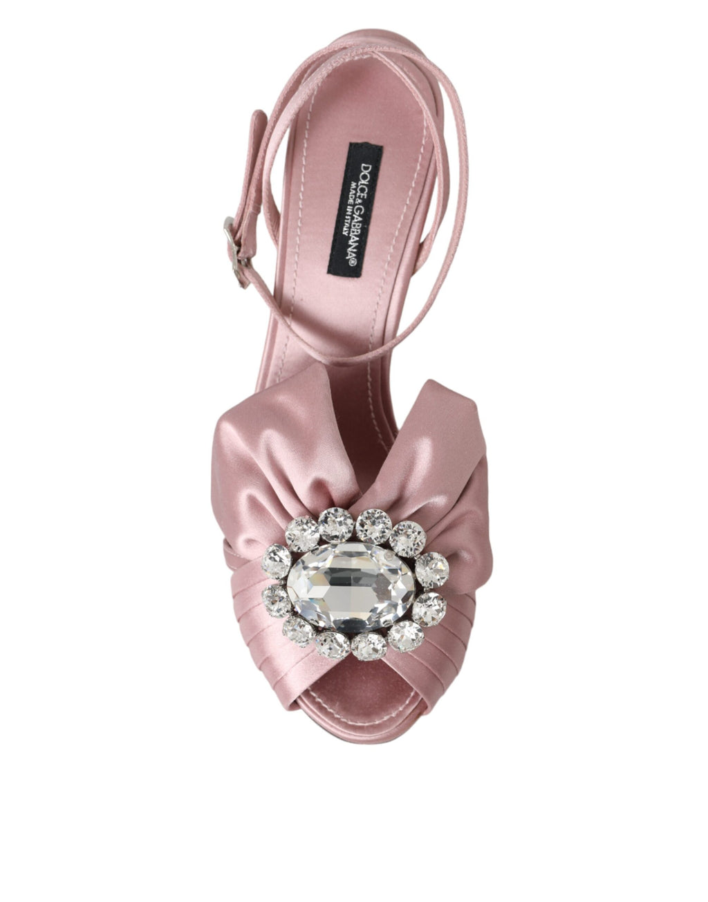 Sandales à talons hauts Keira en cristal rose