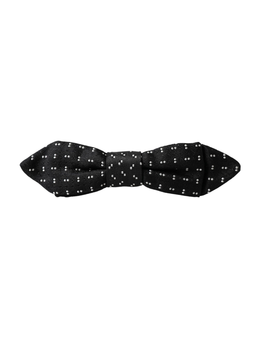Papillon nœud papillon homme en soie noire à motifs, taille réglable.