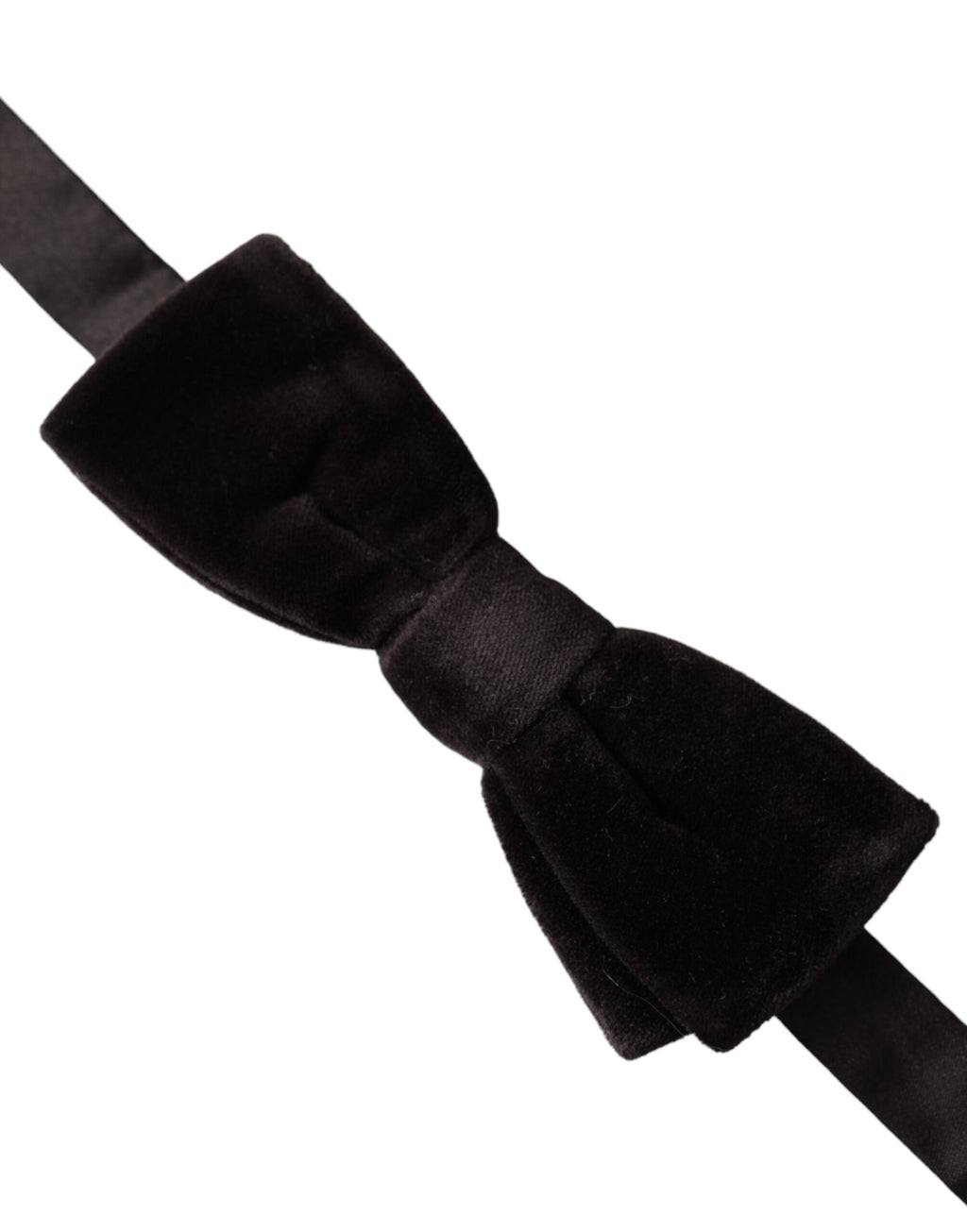 Papillon de cravate pour homme en coton velours noir, taille réglable.
