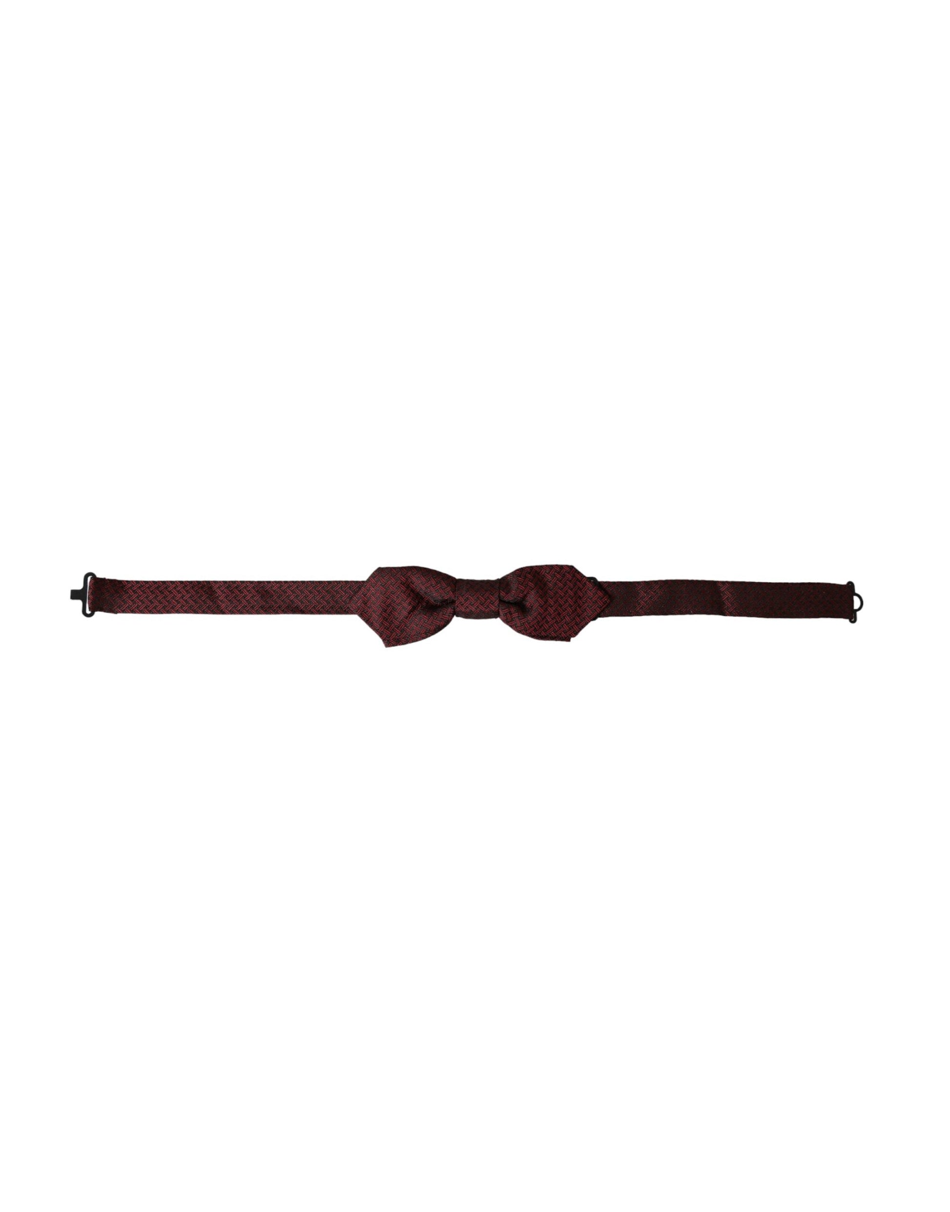 Papillon de costume pour homme en soie rouge, réglable, fantaisie