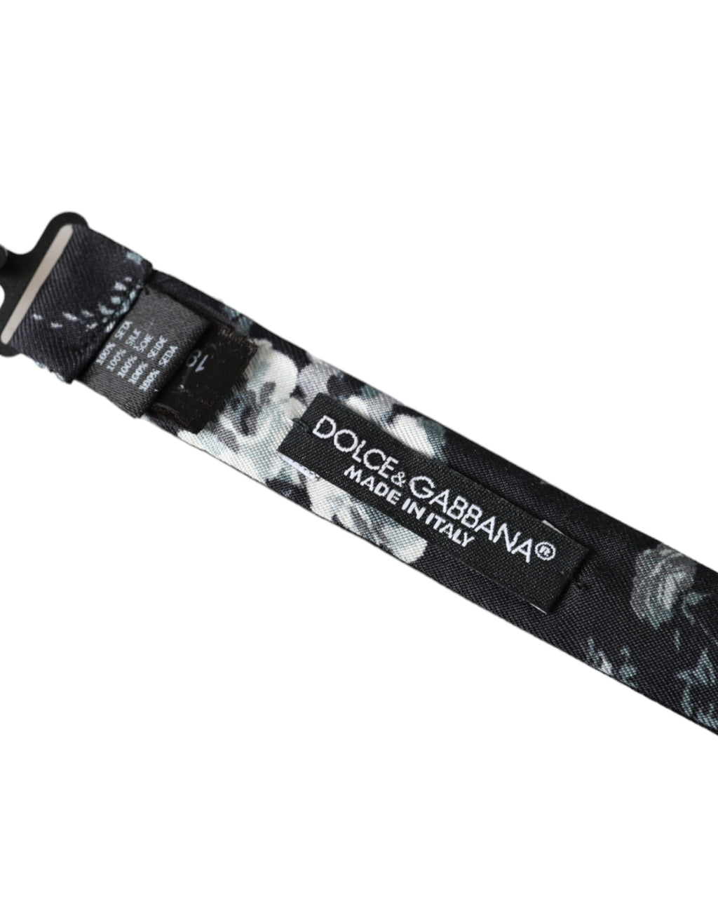Plaque de col bouton-pression noire à motifs floraux fantaisie pour homme
