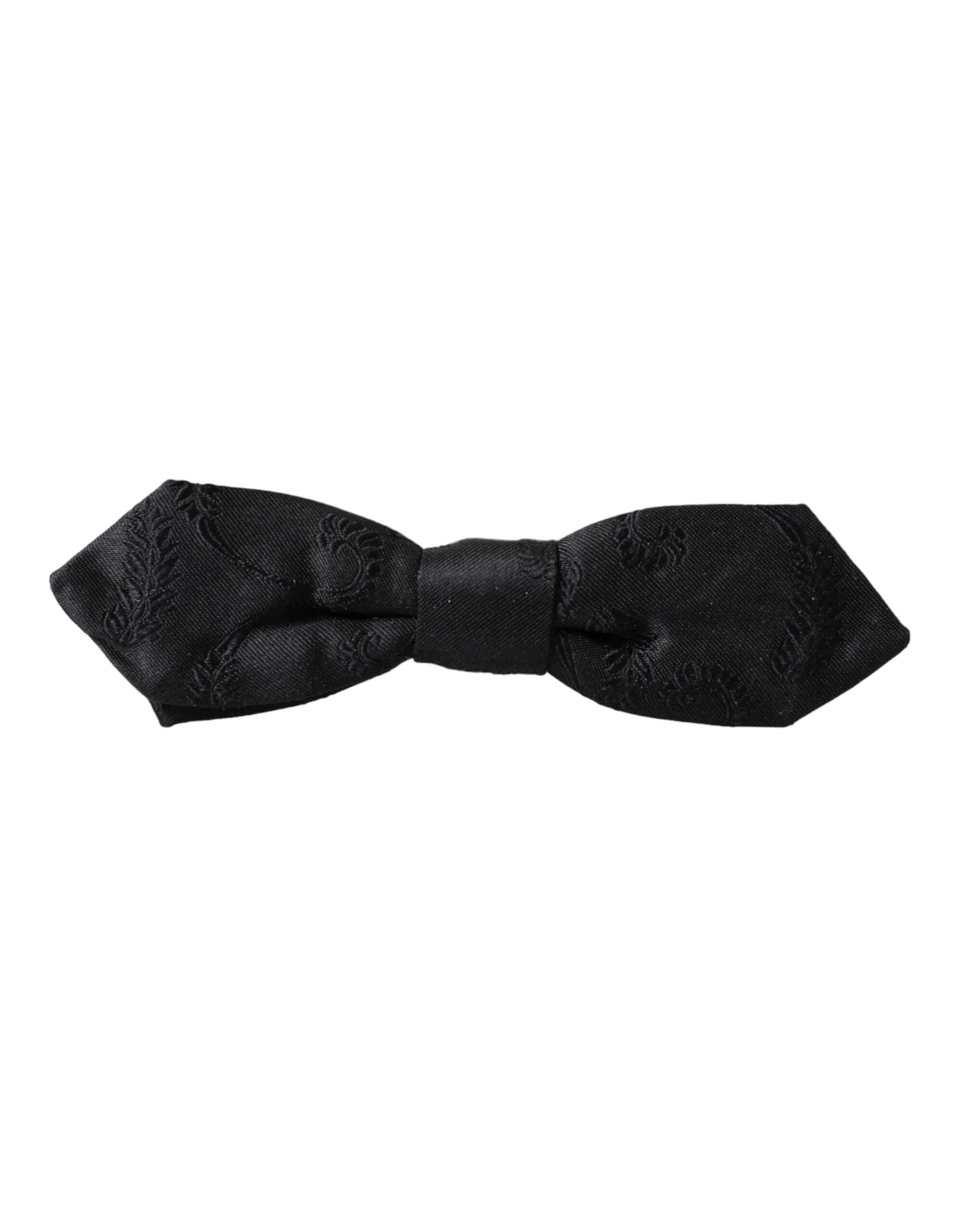 Papillon de cravate en soie fantaisie multicolore, taille réglable.