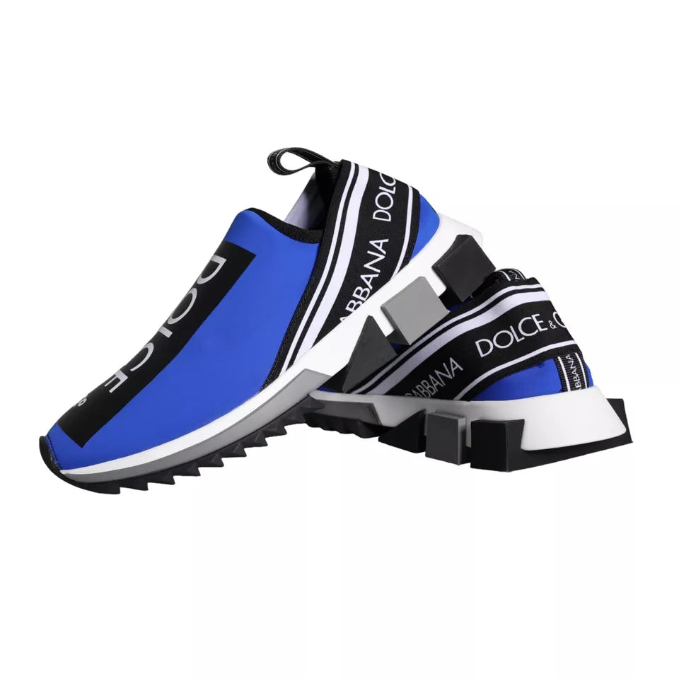 Sneakers basses Sorrento bleu avec logo