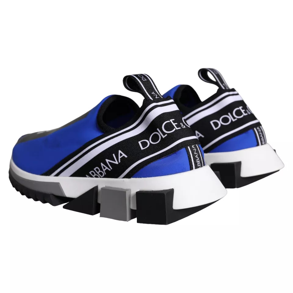 Sneakers basses Sorrento bleu avec logo