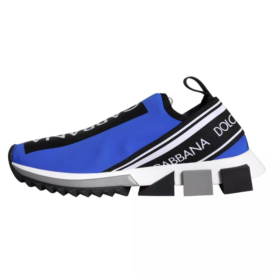 Sneakers basses Sorrento bleu avec logo