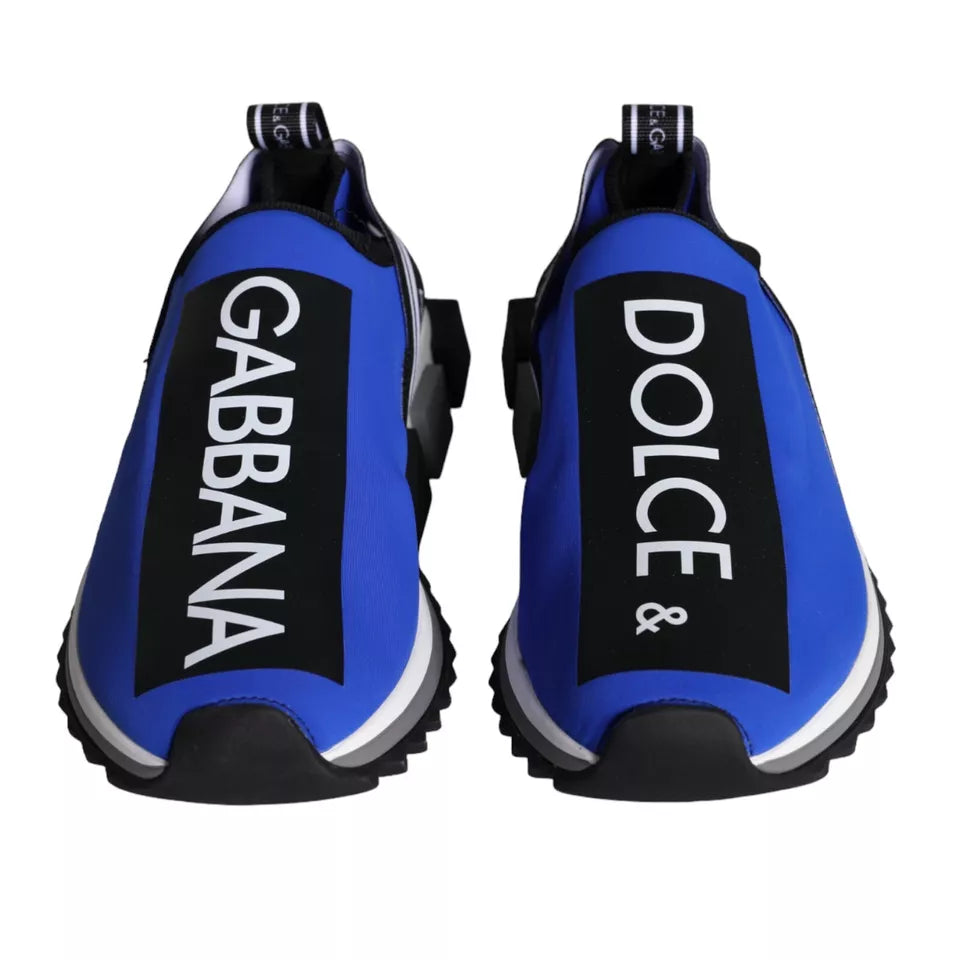 Sneakers basses Sorrento bleu avec logo