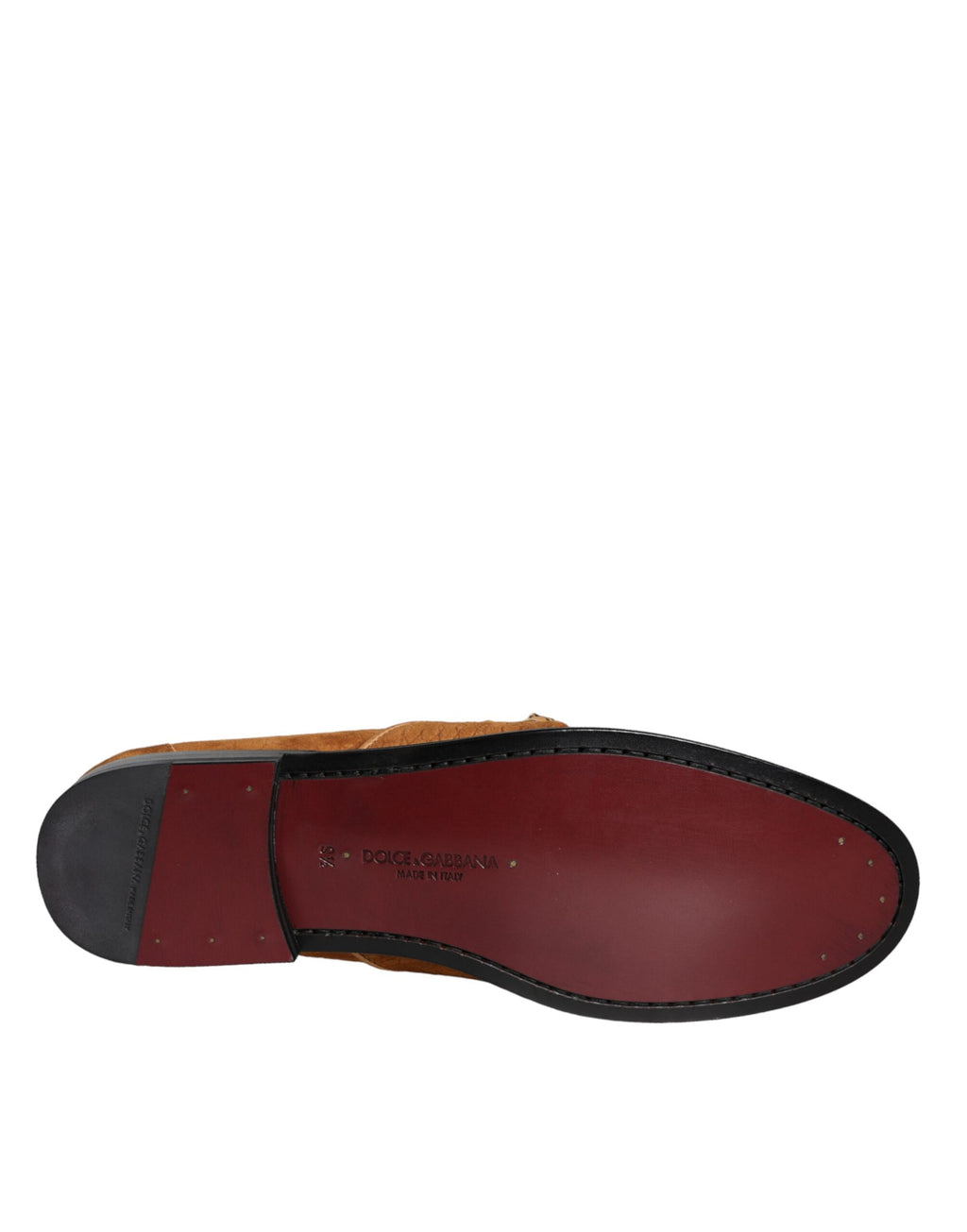 Mocassins en cuir velours marron avec logo, à enfiler