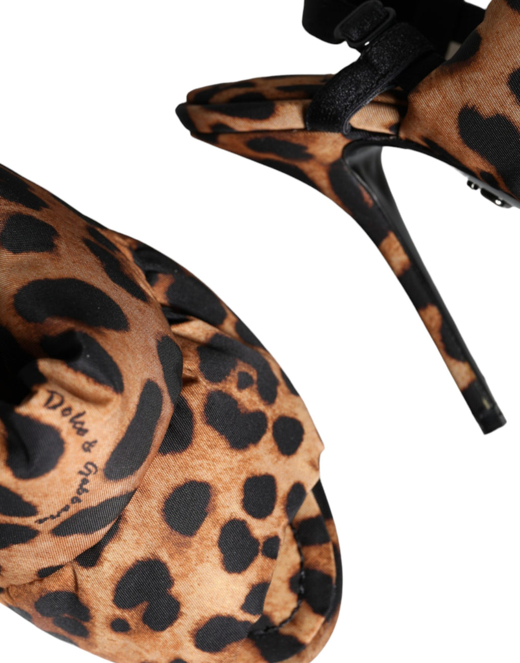 Sandales à talons Keira marron léopard