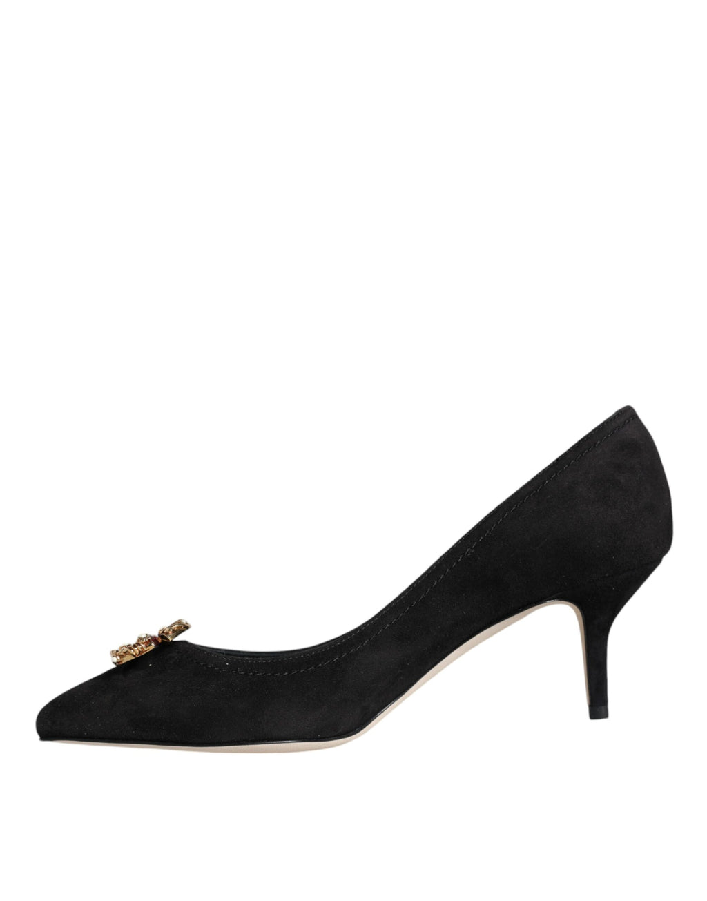 Escarpins à talons en daim noir Amore de Bellucci