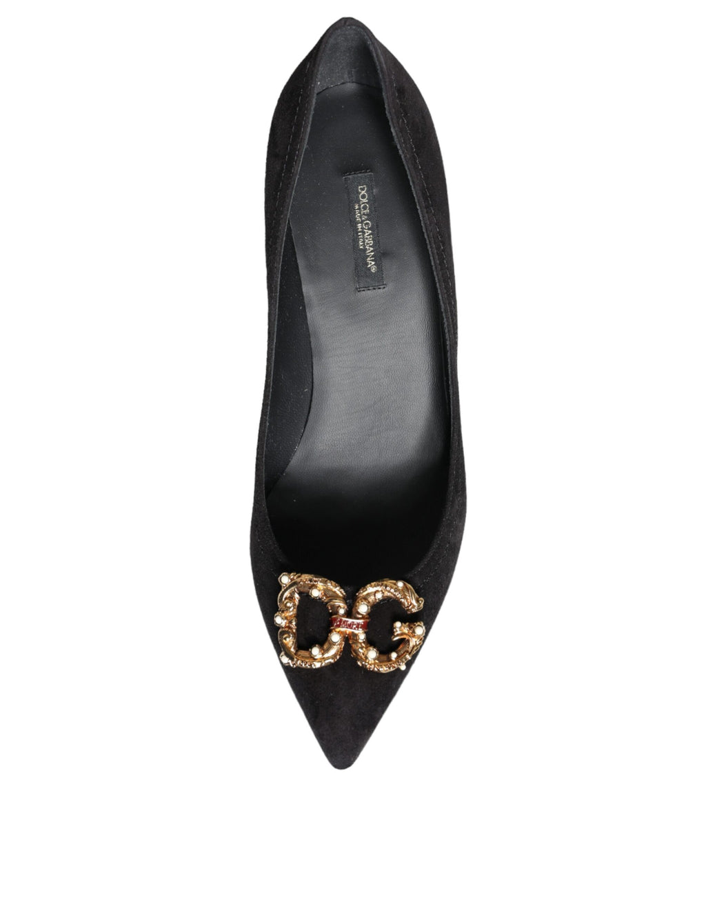 Escarpins à talons en daim noir Amore de Bellucci