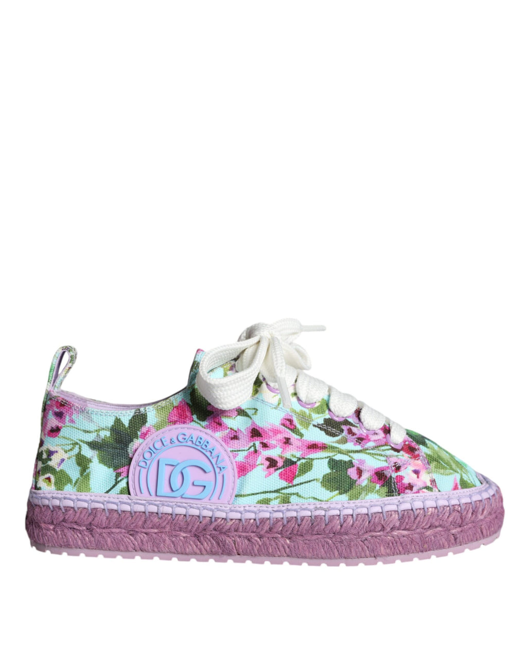 Chaussures de type espadrille, baskets en toile multicolore à motifs floraux