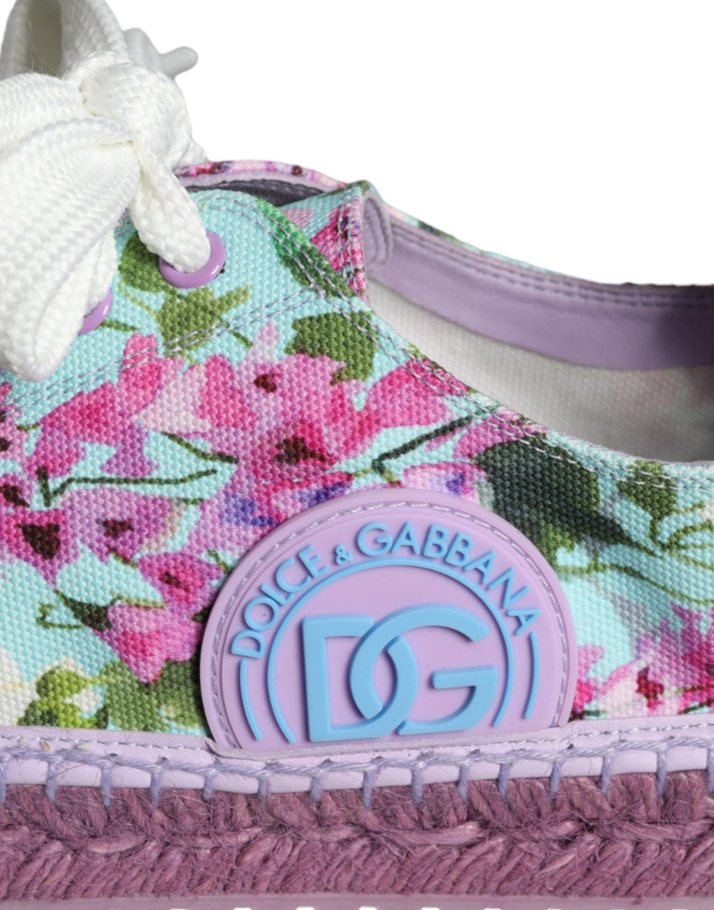 Chaussures de type espadrille, baskets en toile multicolore à motifs floraux