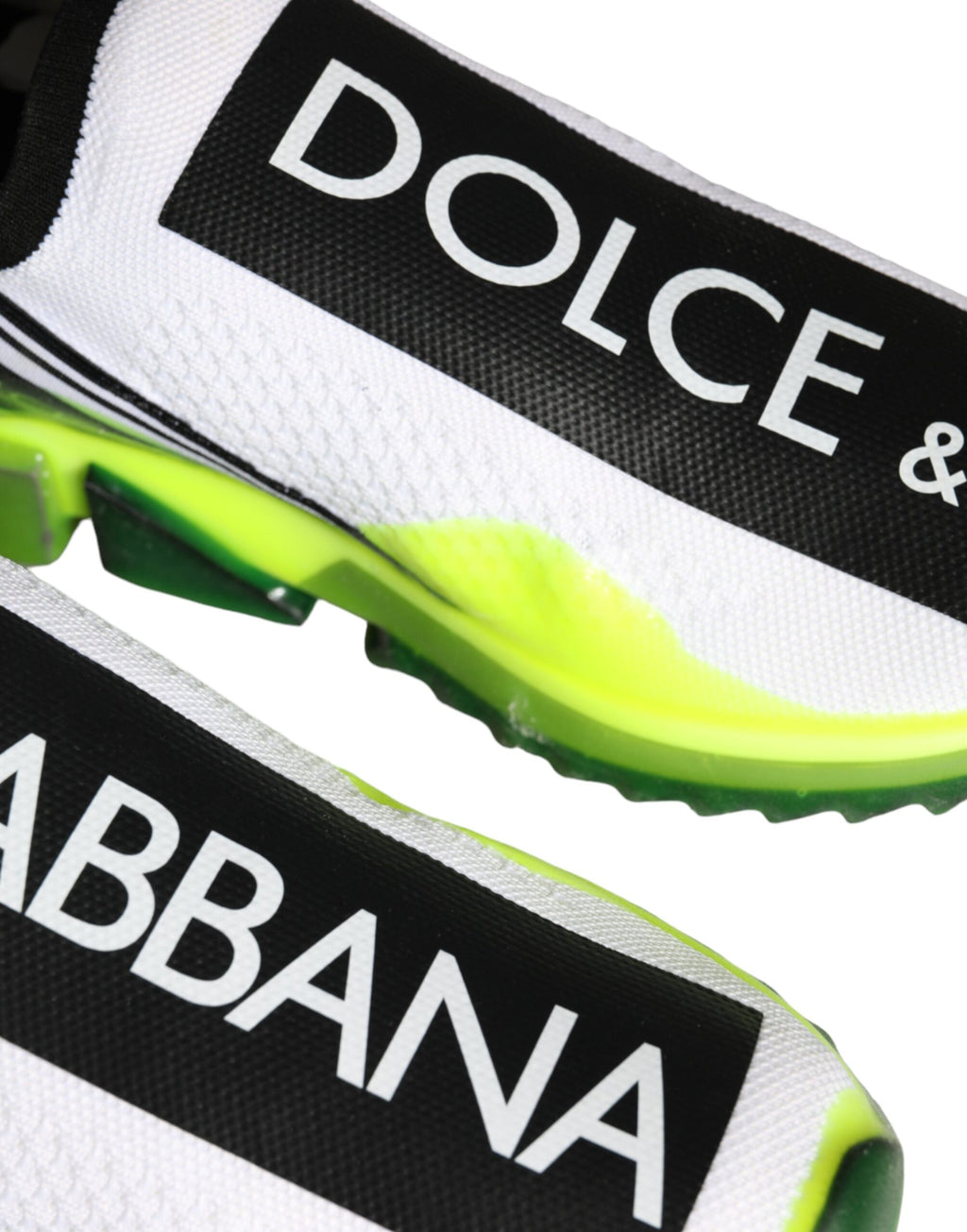 Sneakers Sorrento blanches et jaunes à enfiler