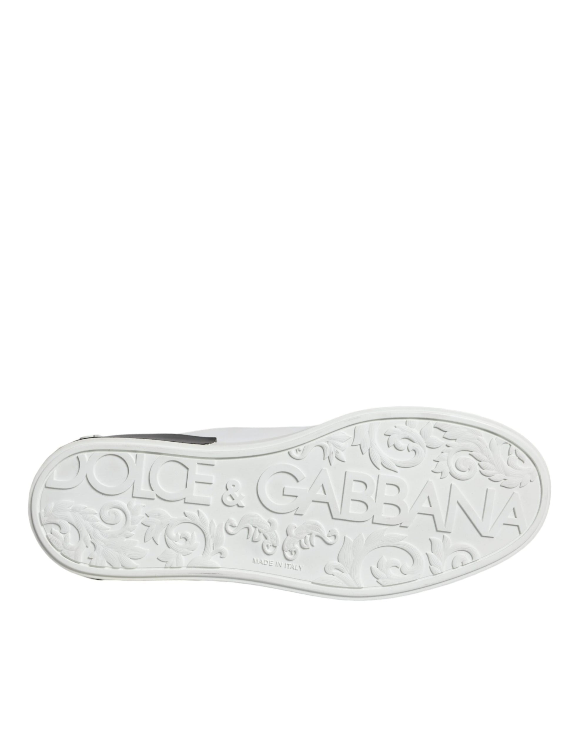 Baskets Portofino en cuir noir avec logo