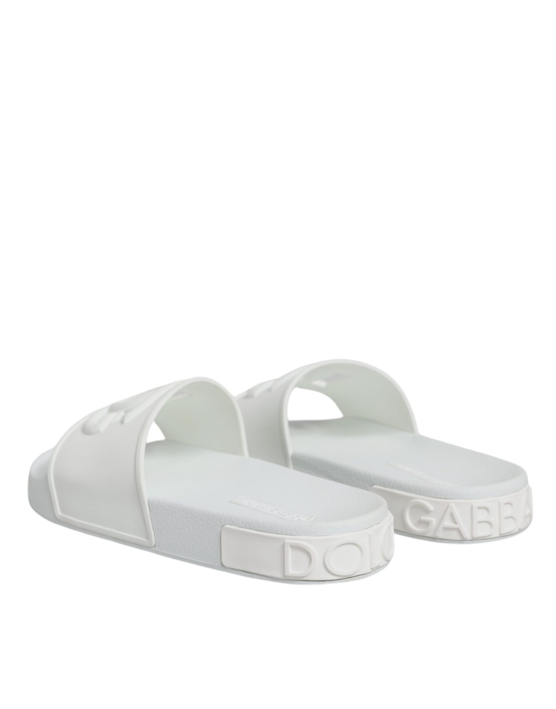 Sandales de plage en caoutchouc blanc