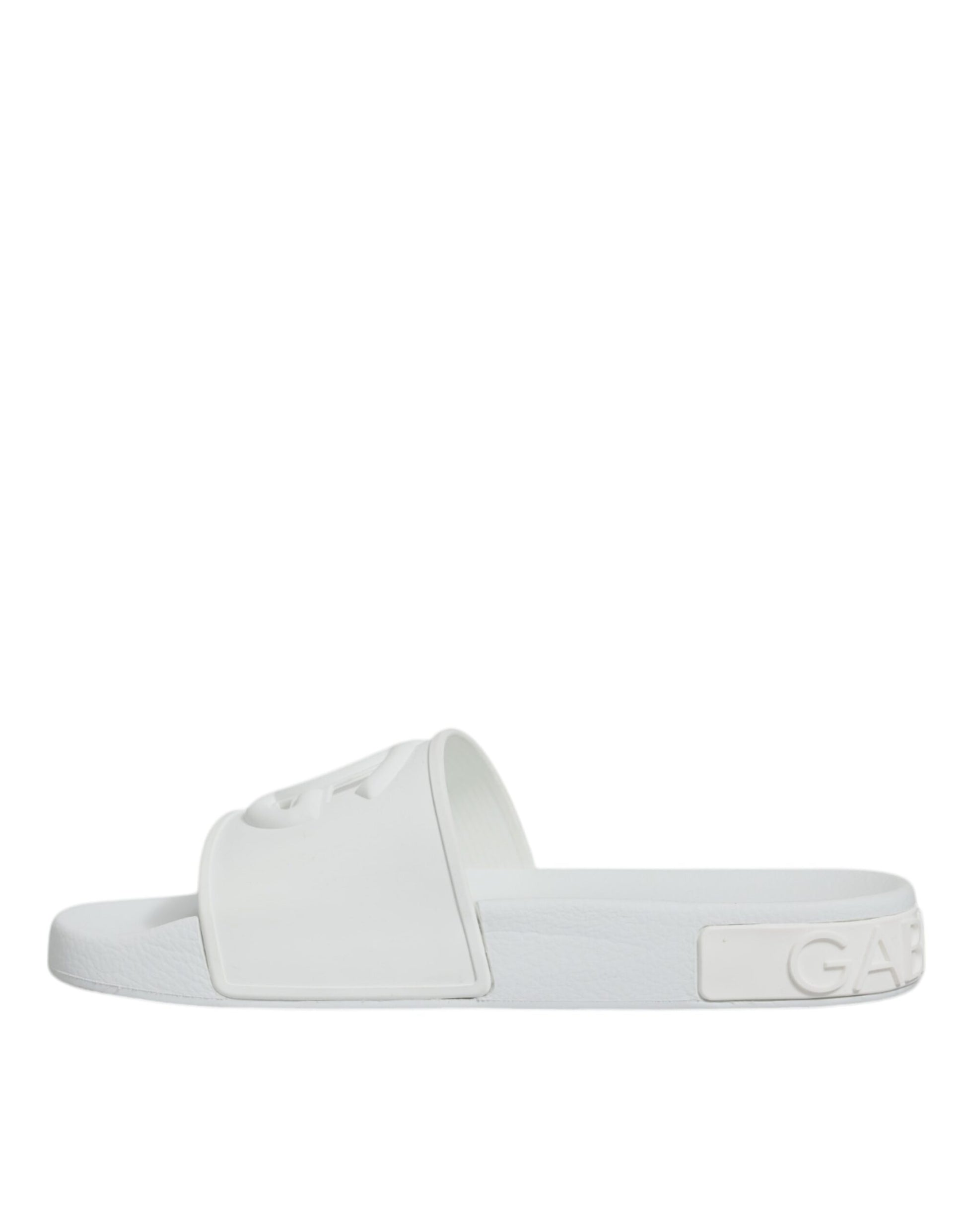 Sandales de plage en caoutchouc blanc