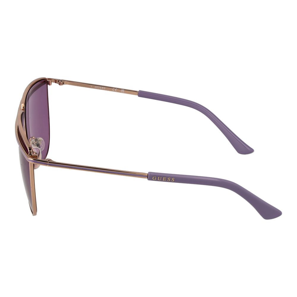 Rose Gold Metal Sunglasses