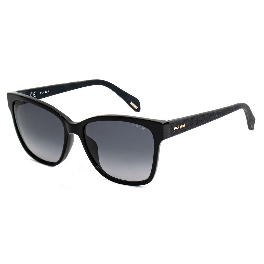 Lunettes de soleil en acétate noir