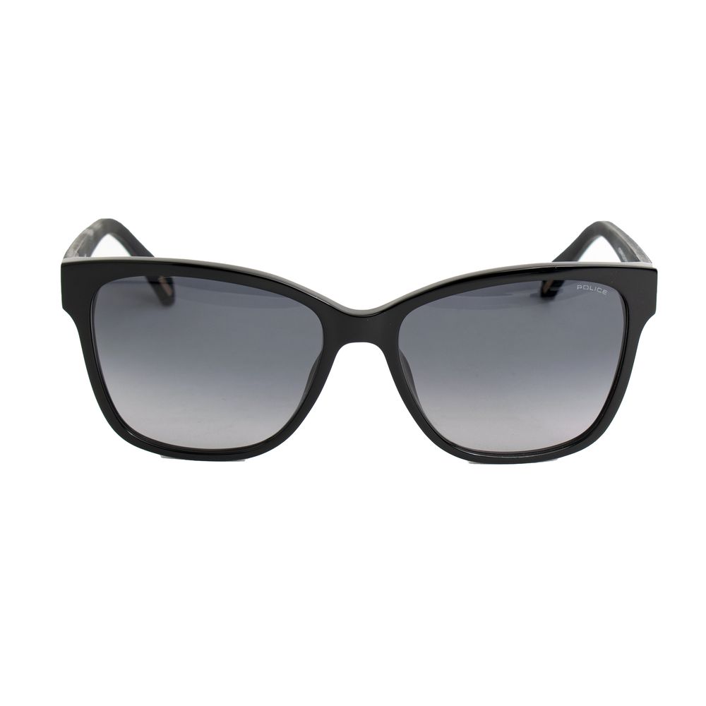 Lunettes de soleil en acétate noir