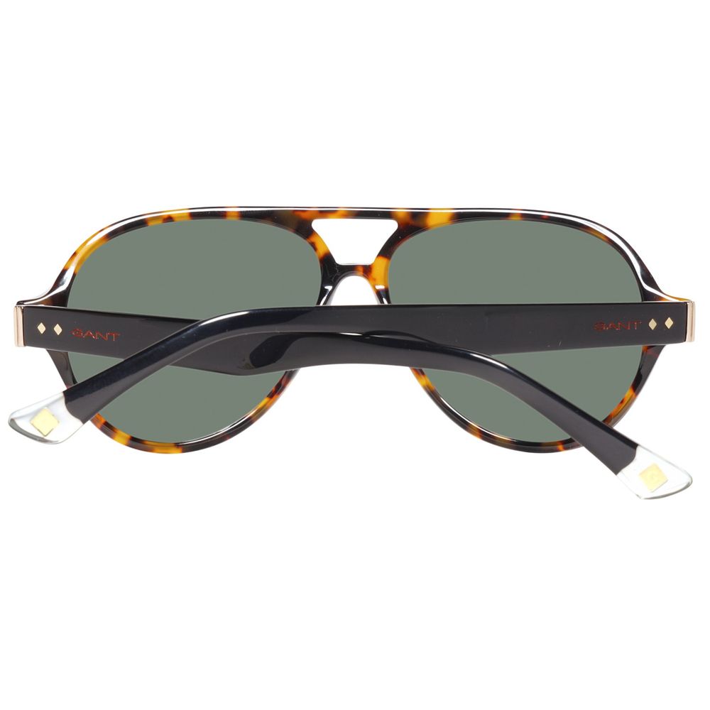 Lunettes de soleil en acétate marron