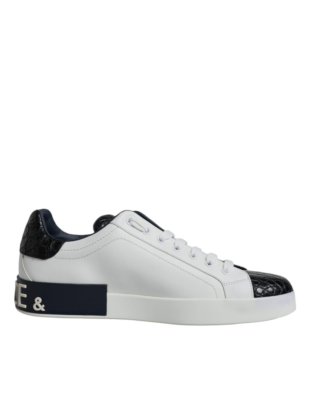 Baskets Portofino en cuir blanc avec logo