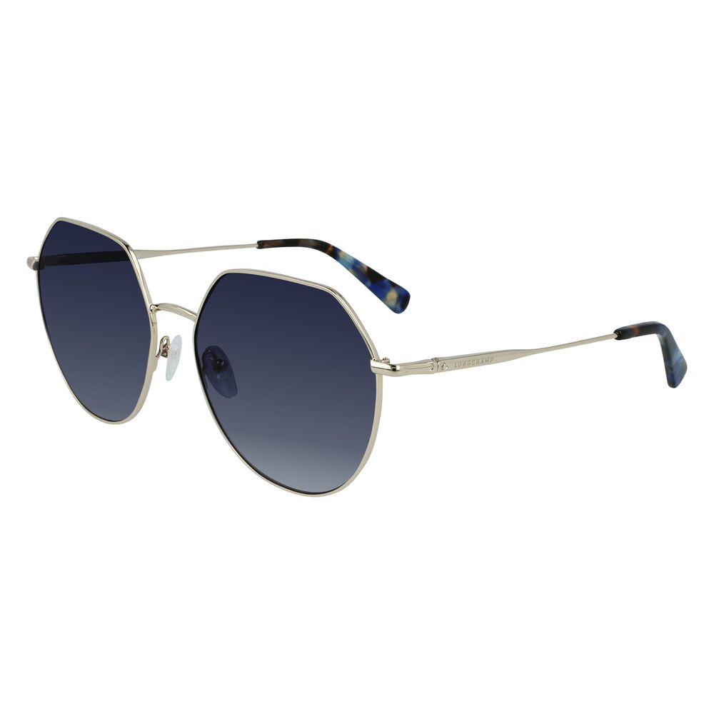 Lunettes de soleil métalliques bicolores