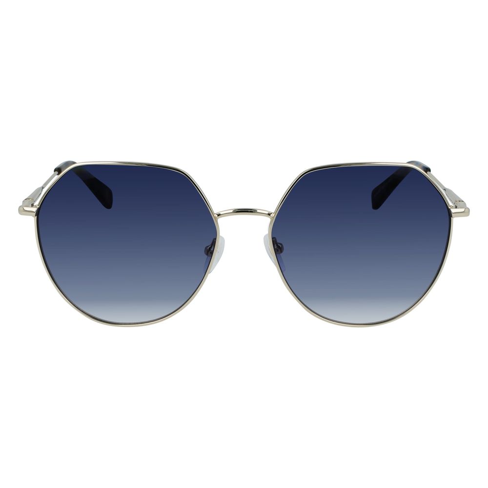 Lunettes de soleil métalliques bicolores