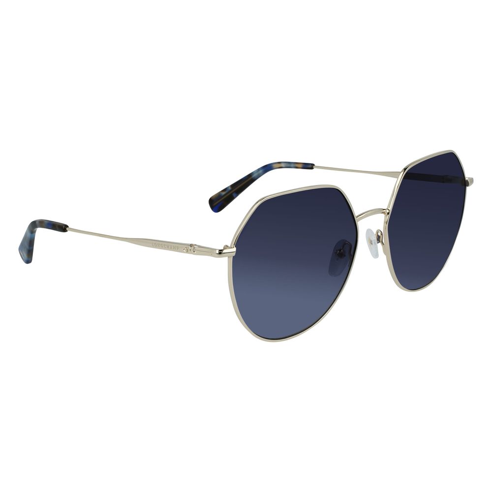 Lunettes de soleil métalliques bicolores
