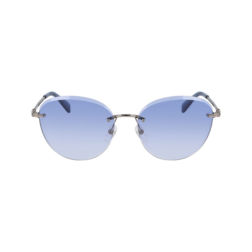 Lunettes de soleil métalliques bicolores