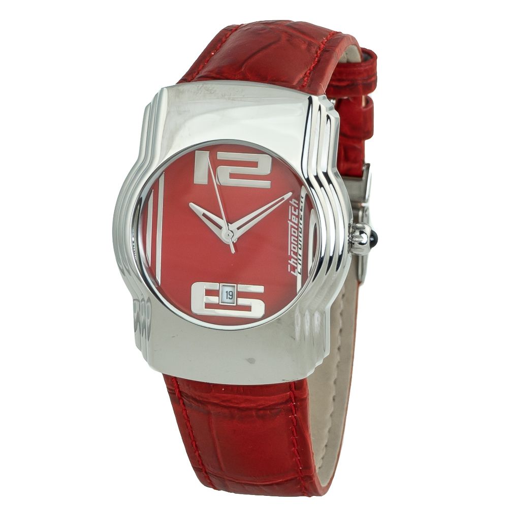 Multicolor Leather Dress Watch