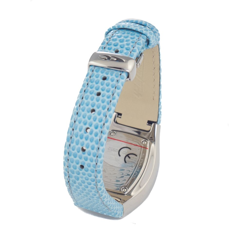 Blue Leather Dress Watch