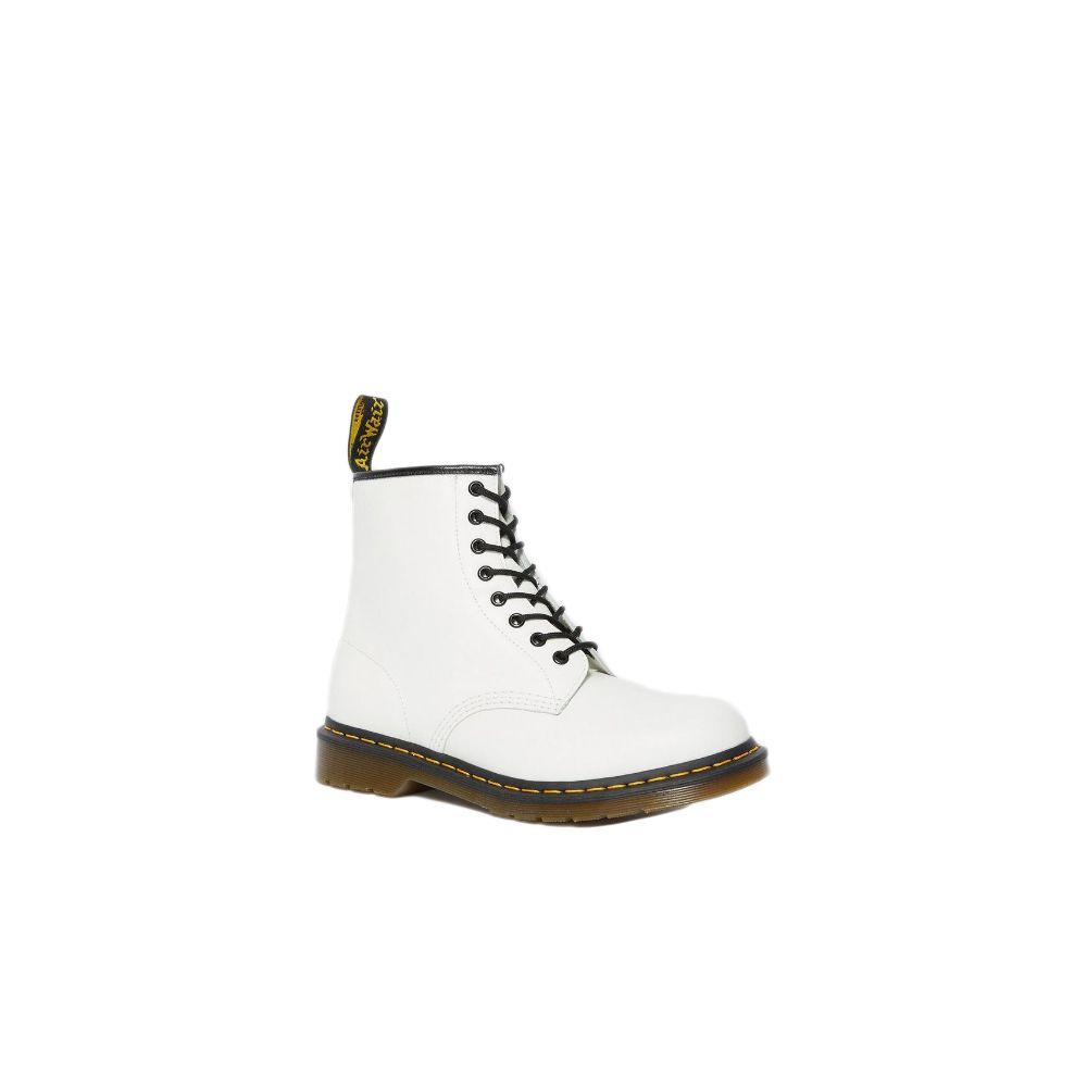 Botte en cuir blanche