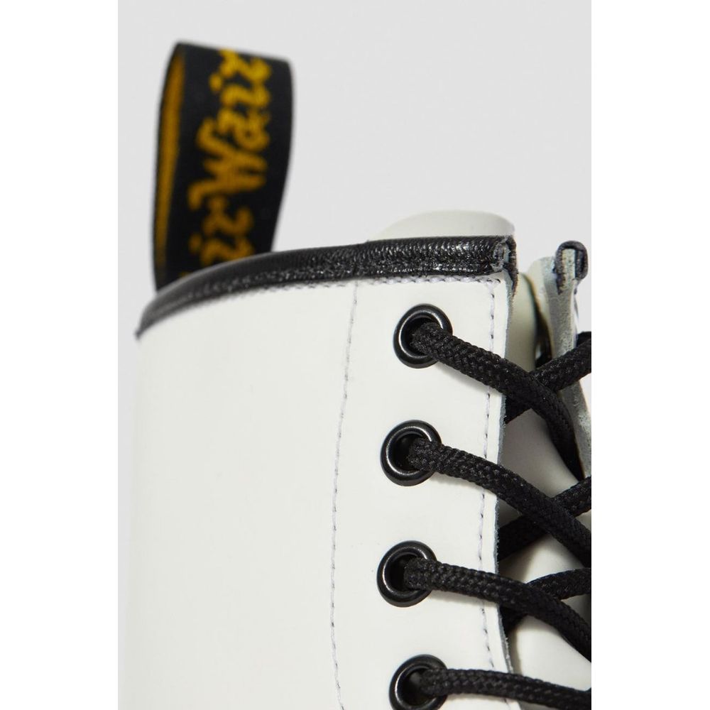 Botte en cuir blanche