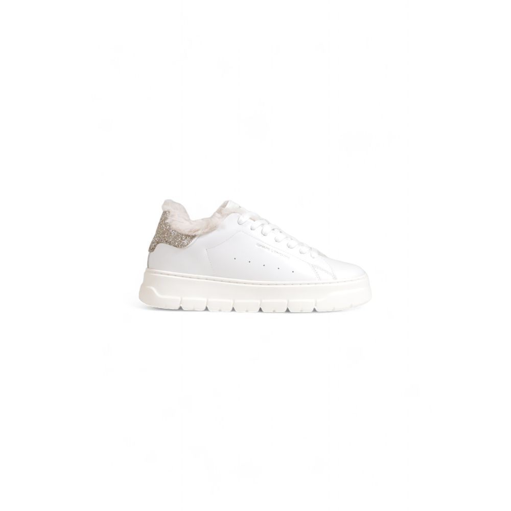 White Leather Chunky Sneakers