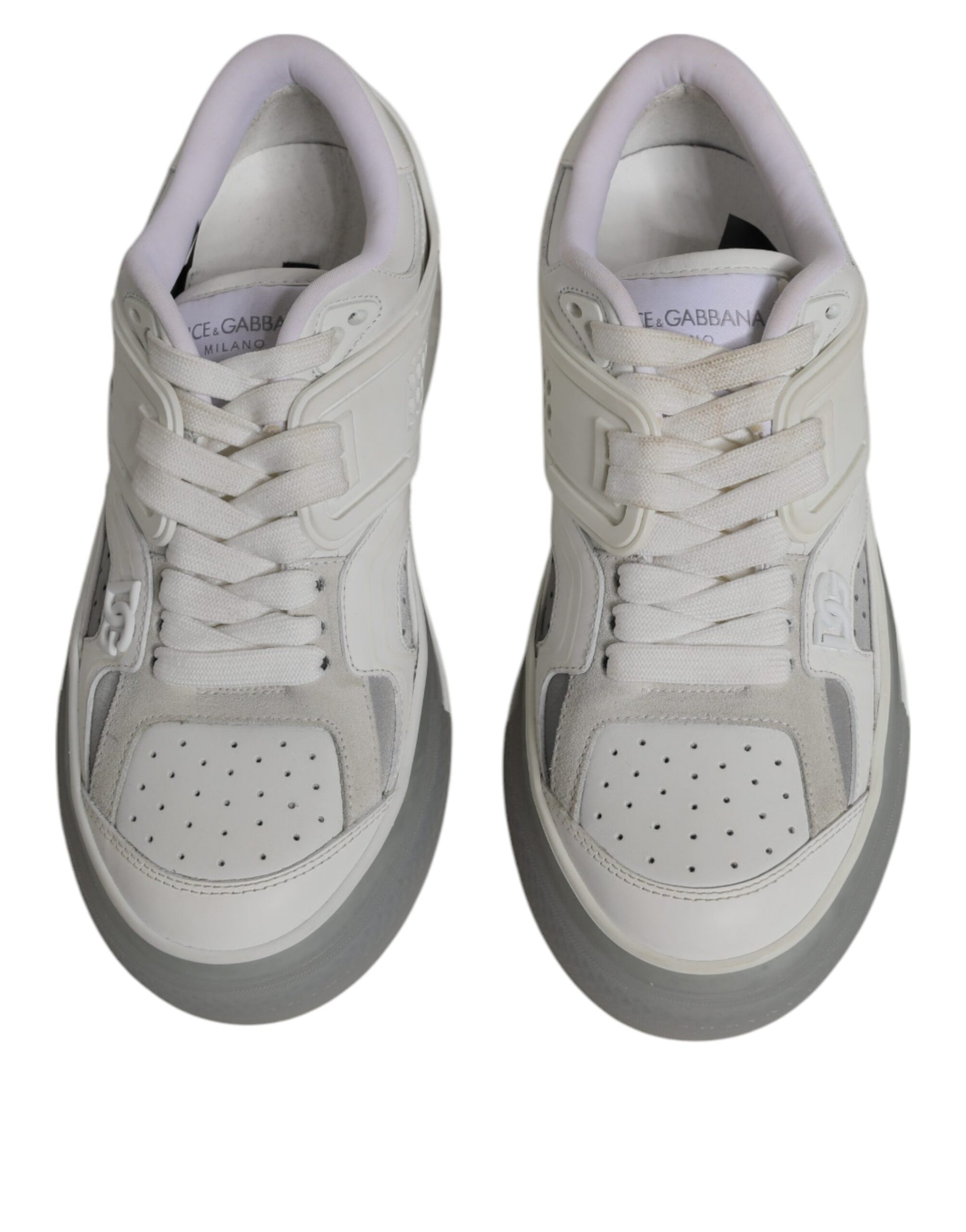 Sneakers blanches personnalisées DG Logo CUSTOM 2.Zero