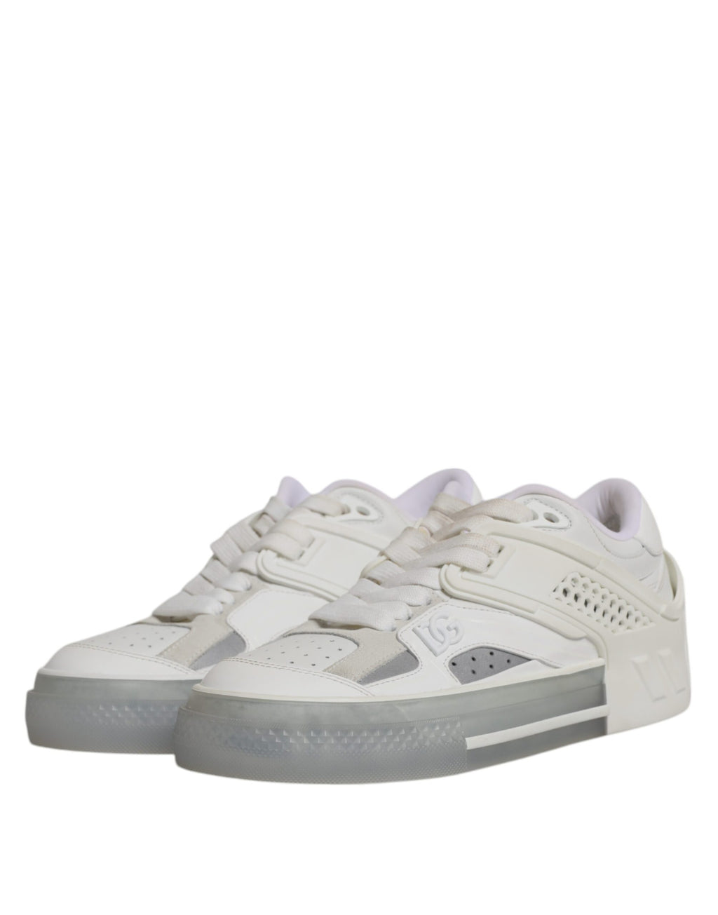 Sneakers blanches personnalisées DG Logo CUSTOM 2.Zero