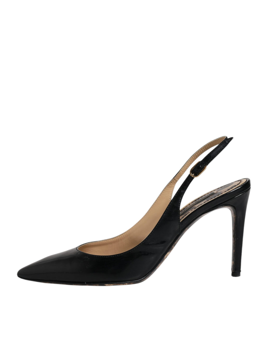 Escarpins à talons hauts en cuir noir