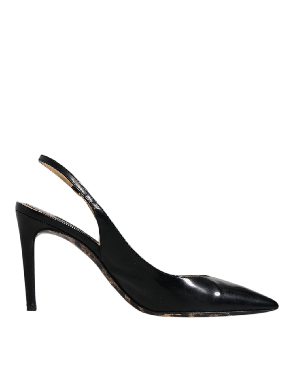 Escarpins à talons hauts en cuir noir