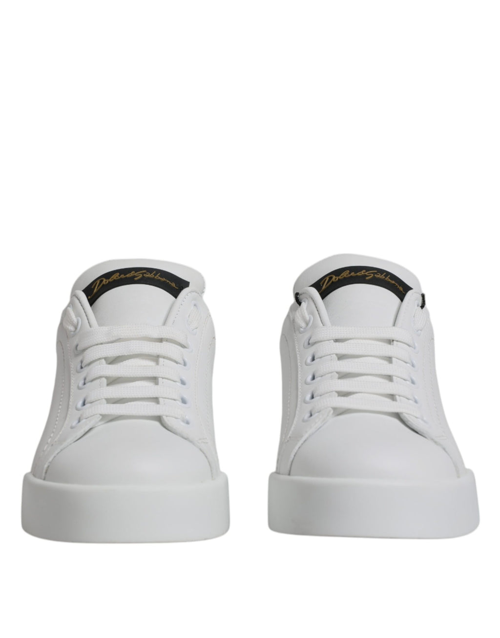 Baskets basses classiques en cuir blanc