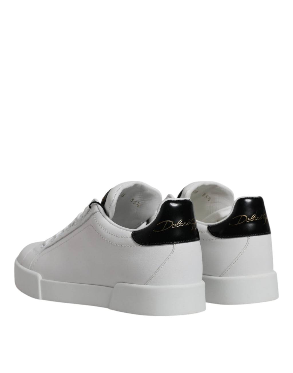 Baskets basses classiques en cuir blanc