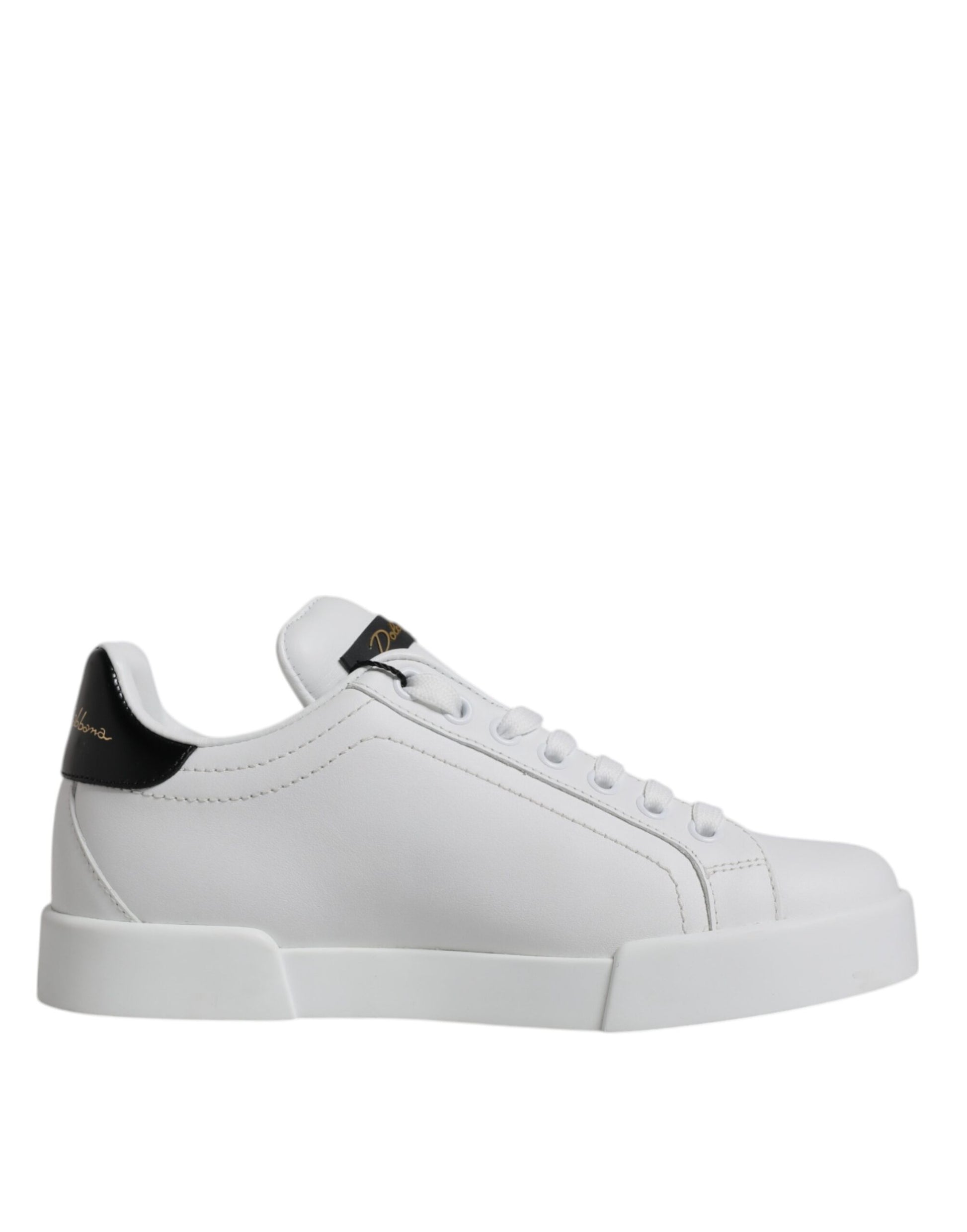 Baskets basses classiques en cuir blanc