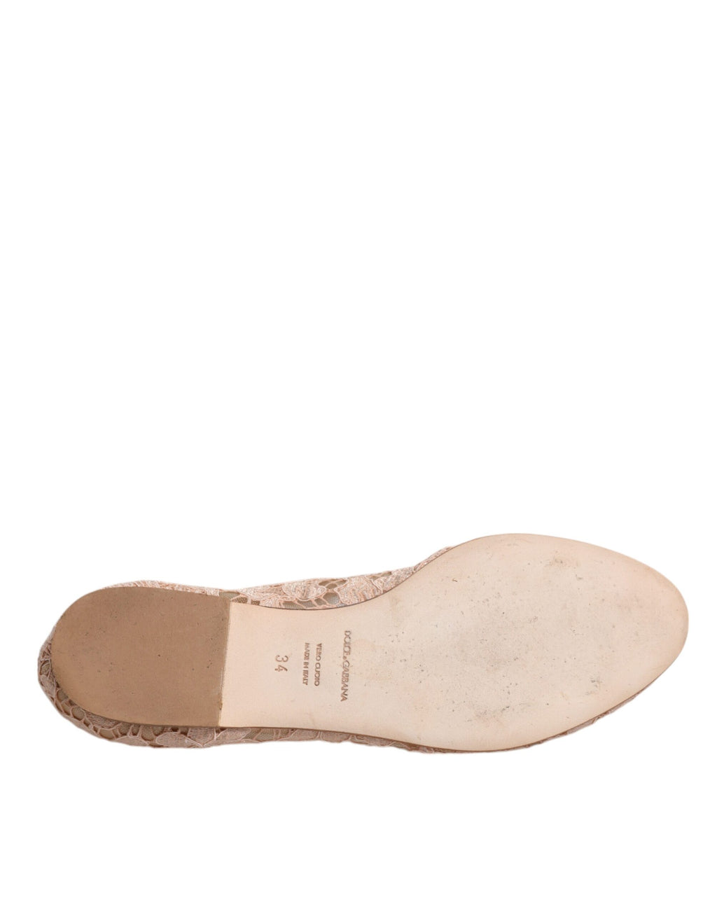 Boutures plates ballerines en dentelle beige avec cristaux