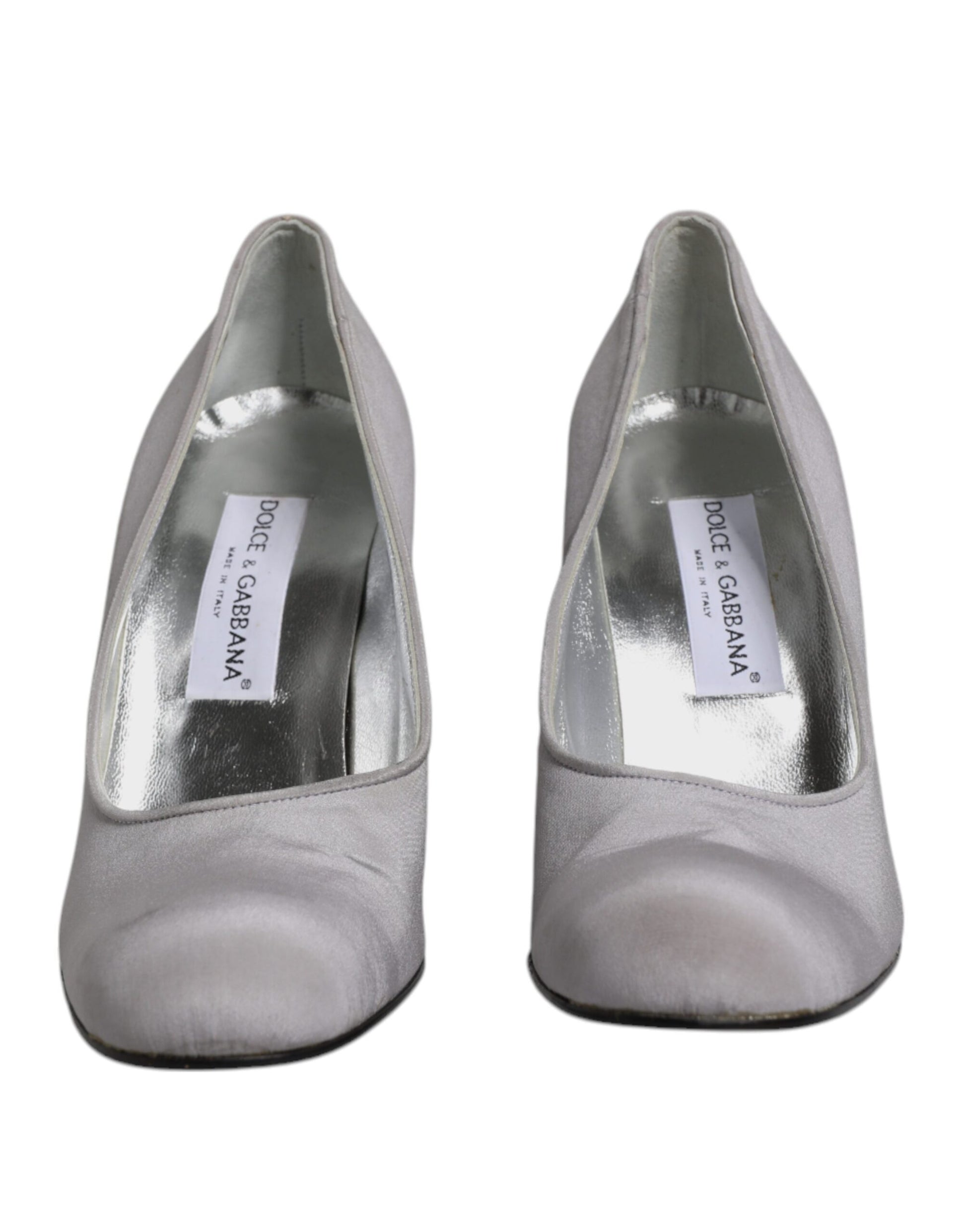 Escarpins à talons hauts en cuir daim gris