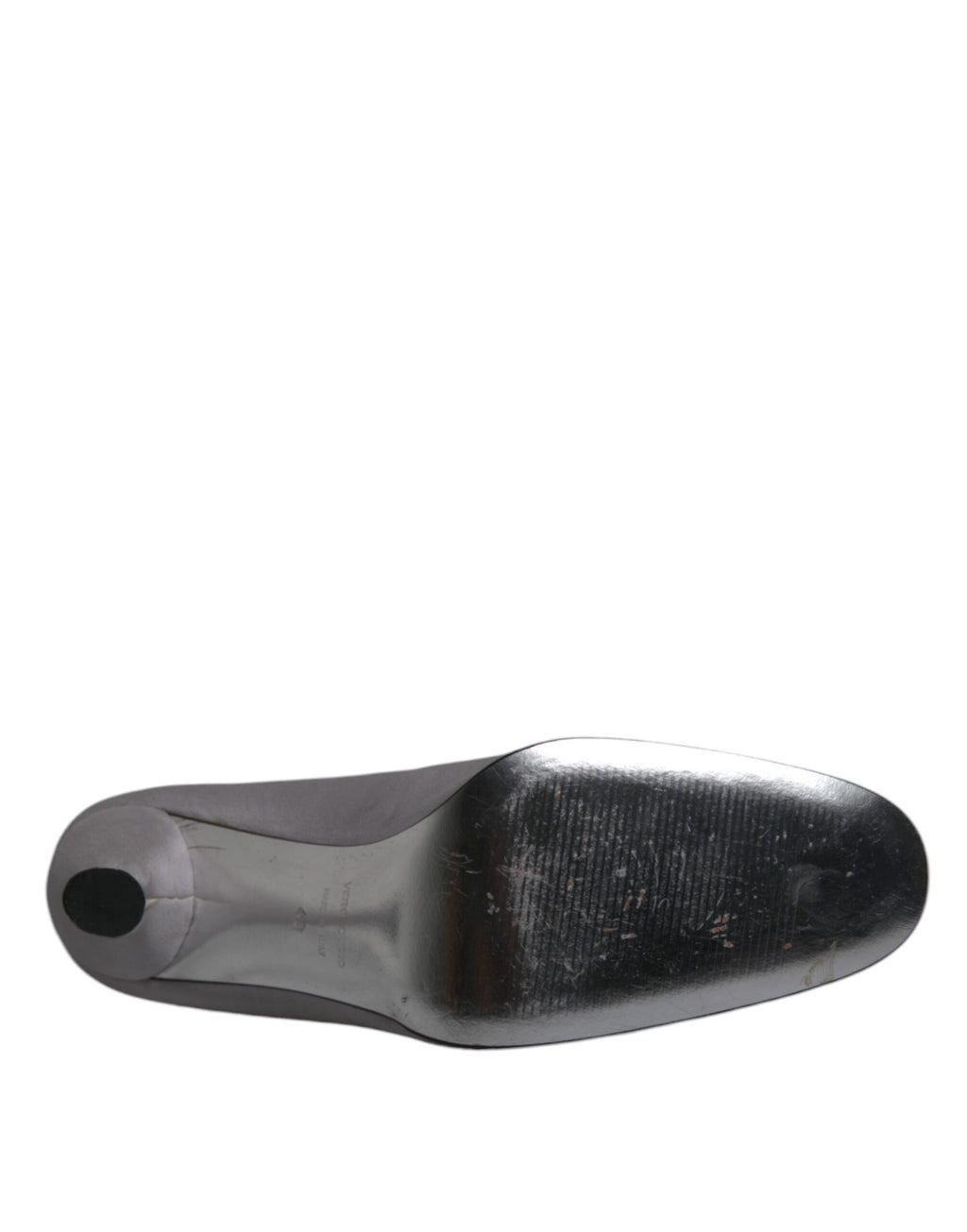 Escarpins à talons hauts en cuir daim gris