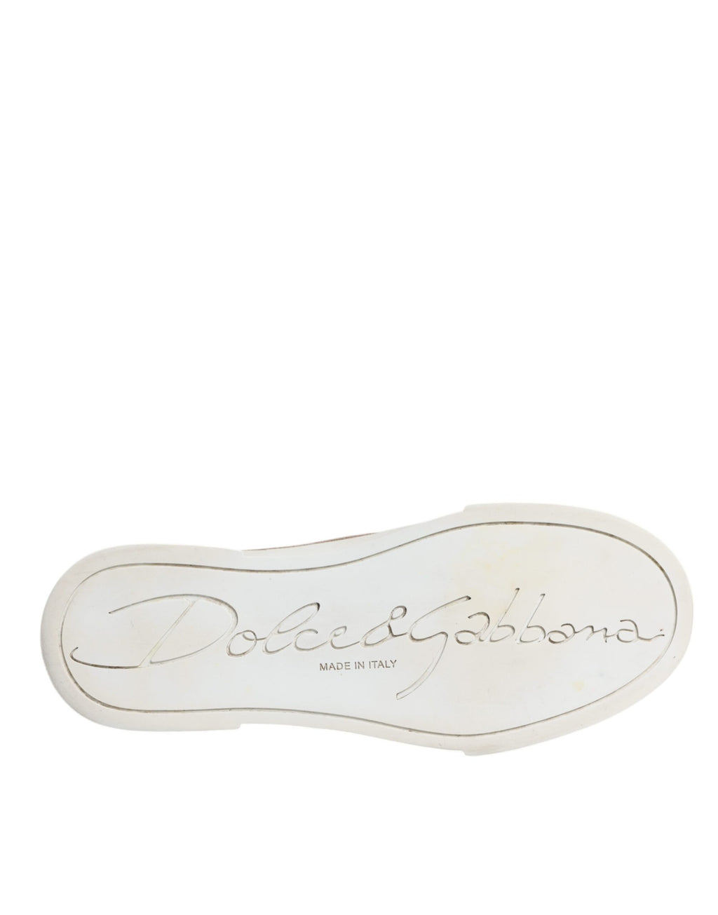 Sneakers basses blanches et or avec logo