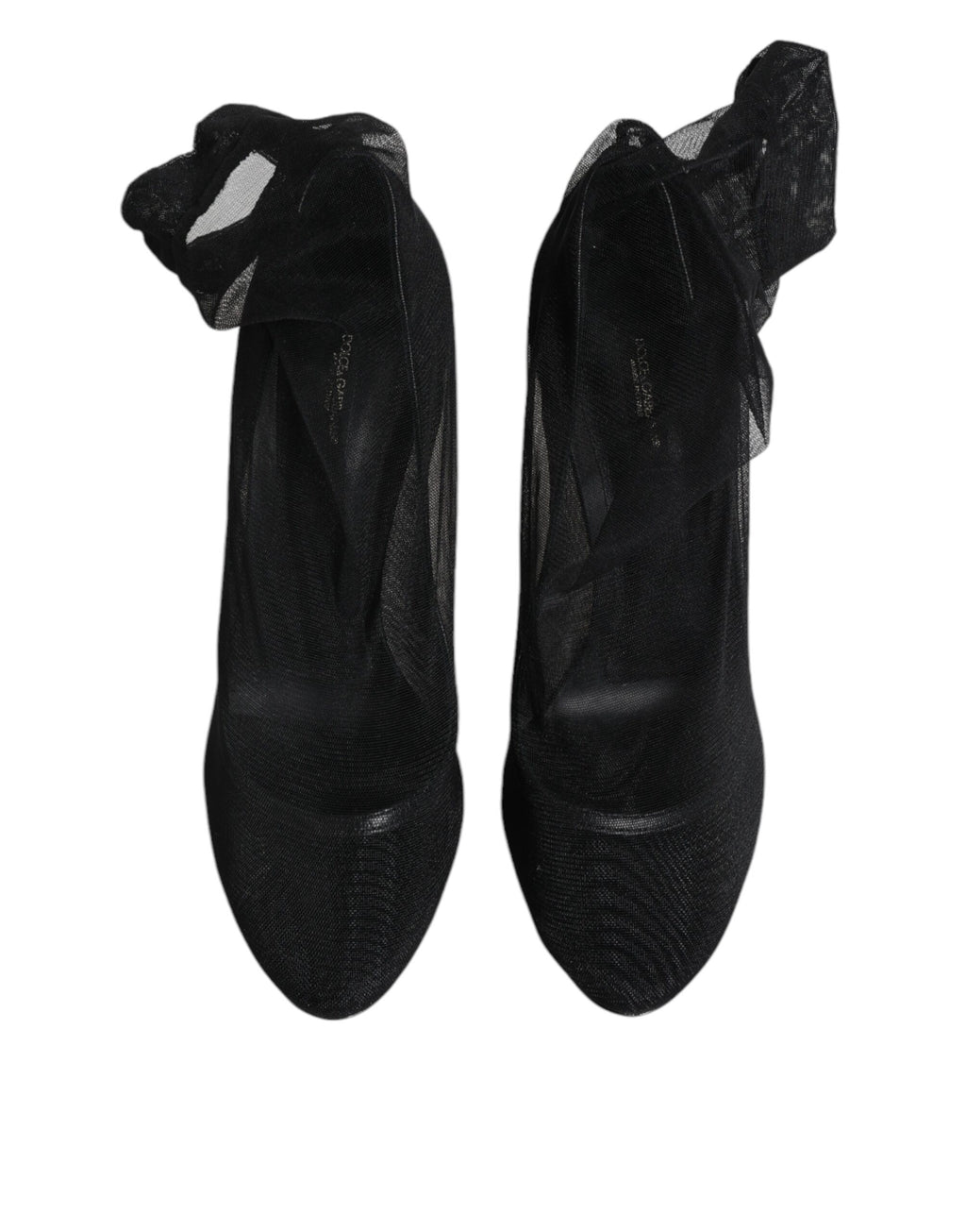 Bottes en forme de chaussettes en maille de nylon noire