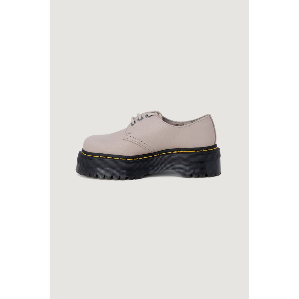Botte en cuir violet à lacets